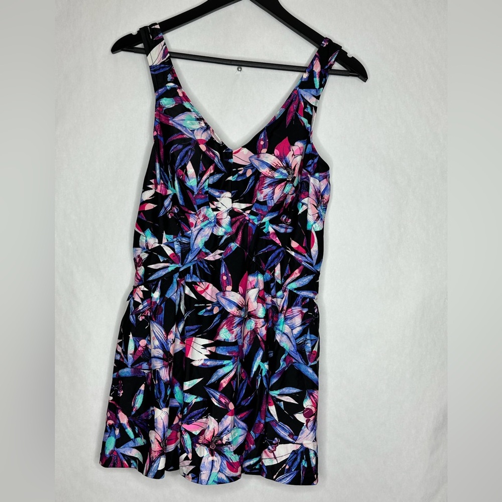 Le Cove Tropical Floral One Piece Swimsuit Size 16 Padded Vintage
Resortwear - Picture 6 of 12